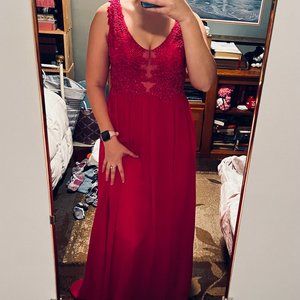 Clarisse Pink Prom Dress